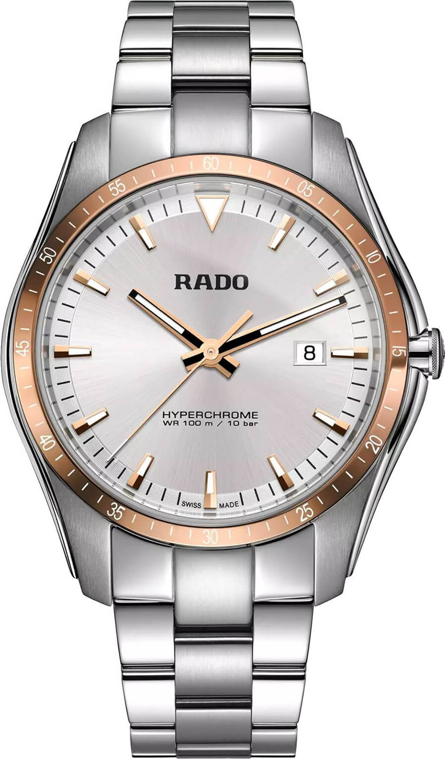 Rado HyperChrome R32502103 Quartz Silver Dial 44.9mm Men's Watch