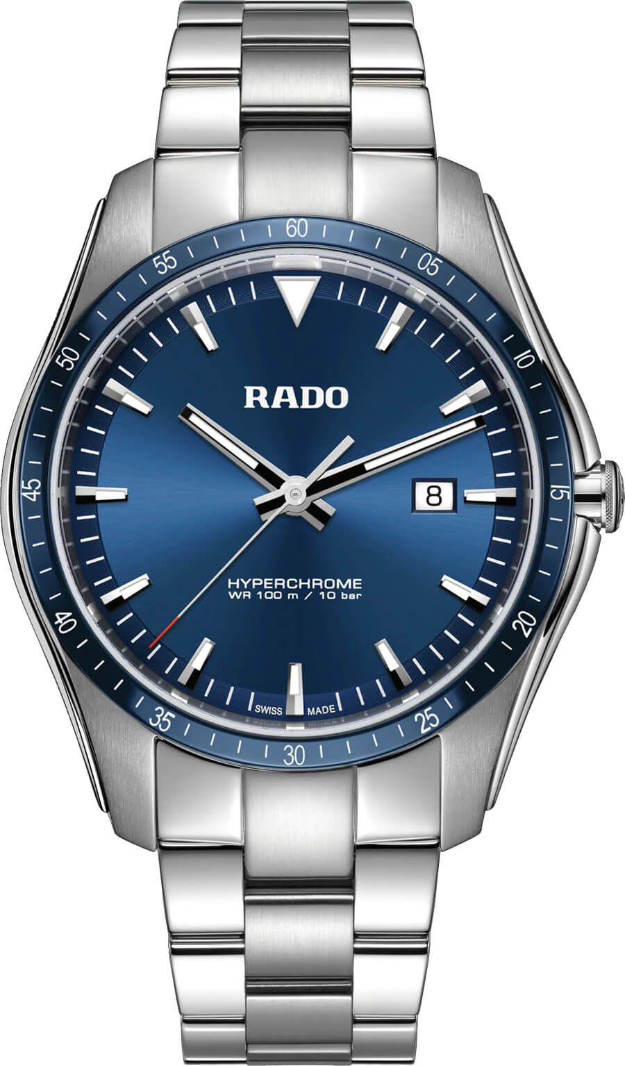 Rado HyperChrome R32502203 Blue Dial Steel 44mm Men's Watch
