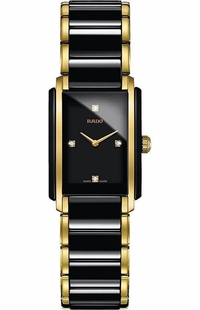 Rado Integral Diamonds Black Dial 22.7mm Women's Watch R20845712