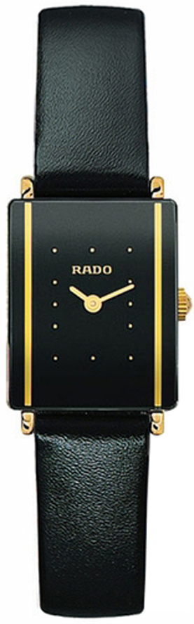 R20383165 Rado Integral Jubile Black Dial Mini Battery Operated