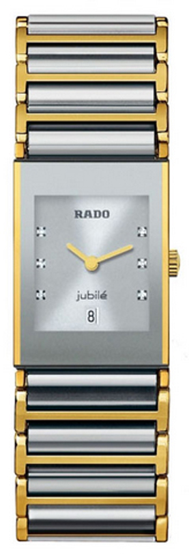 Rado Integral Unisex Quartz Watch Model R20749702 Silver Diamond