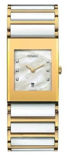 Rado Integral Jubile Medium Watch R20791901 MOP Diamond Dial