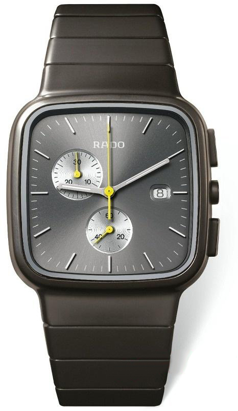 R28912112 Rado R5.5 Quartz Watch Gray Ceramic Case/Bracelet