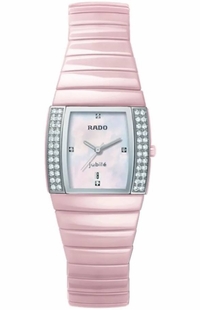 Rado Sintra Jubile Diamond Bezel Pink Ceramic Women's Watch R13651902