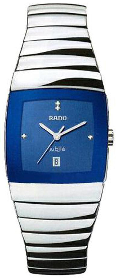 R13810702 Rado Sintra Mens XL Jubile Quartz Black Ceramic