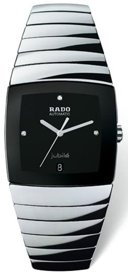 R13875712 Rado Sintra Mens XXL Jubile Auto Black Ceramic