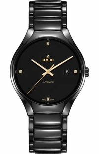 Rado True Automatic Diamonds Black Ceramic 40mm Unisex Watch R27056712