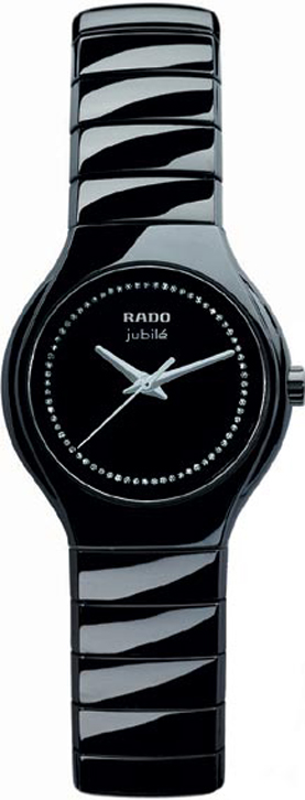 R27655732 Rado True Jubile Black Dial Ladies Mini Watch