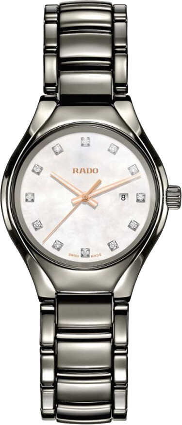 Rado True Mother of Pearl Diamond Dial 30mm Women's Watch R27060902