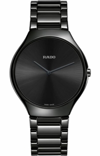Rado True Thinline Black High-tech Ceramic 39mm Men's Watch R27741182