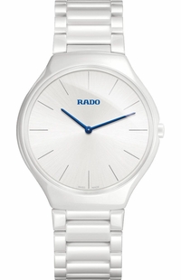 Rado True Thinline White High-tech Ceramic 39mm Unisex Watch R27957022