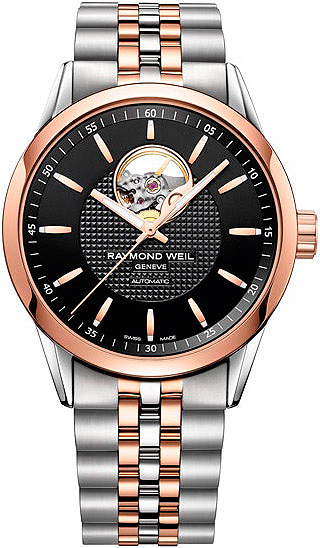 2710-SP5-20021 New Raymond Weil Freelancer Black Dial Automatic