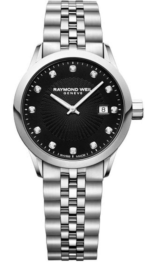 5629-ST-20081 Raymond Weil Freelancer Black Dial Women's Watch