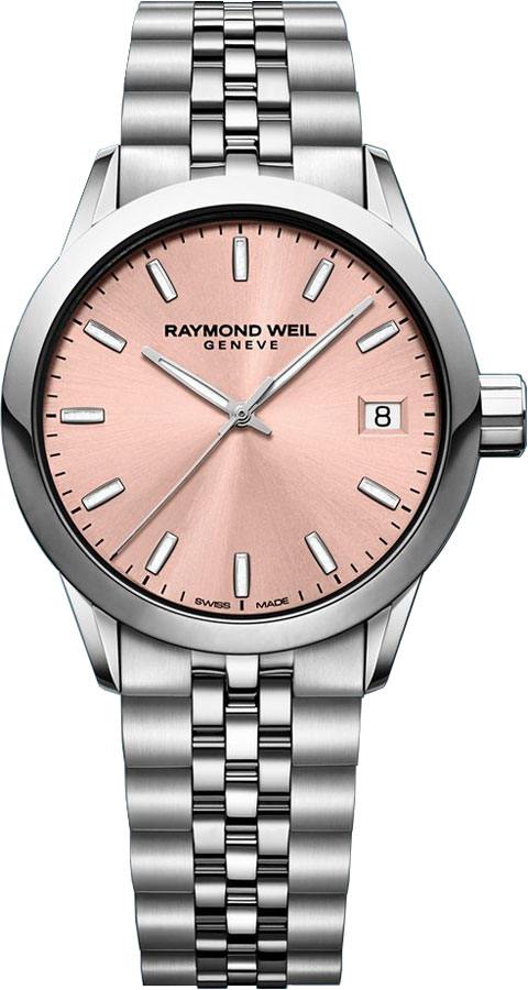5634-ST-80021 Raymond Weil Freelancer Pink Dial Women's Watch