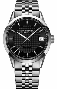 Raymond Weil Freelancer Black Dial Automatic Men's Watch 2740-ST-20021