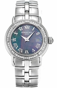 Raymond Weil Parsifal Diamond Bezel Women's Watch 9441-STS-00278