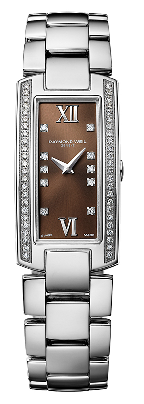 Raymond Weil 1500-ST1-00775 Shine Ladies Quartz Black Diamond Dial