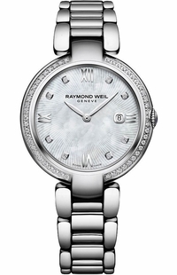 Raymond Weil Shine Stainless Steel Diamond Bezel Women's Watch 1600-STS-00995