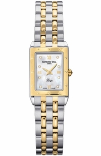 Raymond Weil Tango Stainless Steel & Yellow Gold Women's Watch 5971-STP-00995