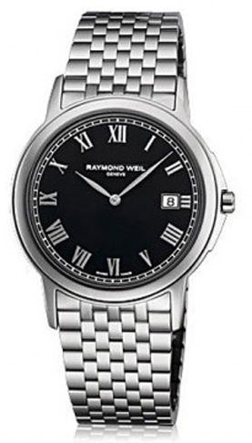 Raymond Weil Tradition Mens 5466-ST-00208 Black Dial Stainless