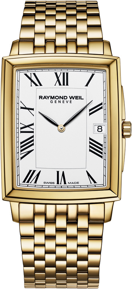 5956-P-00300 Raymond Weil Tradition Womens Gold Rectangular Quartz