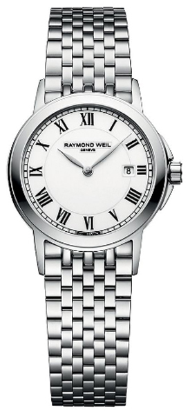 5966-ST-00300 Raymond Weil Tradition Ladies White Dial