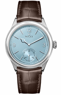 Rolex 1908 Ice Blue Dial 39mm Platinum Men's Watch 52506-0002