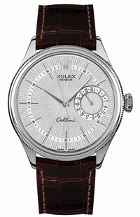 Rolex Cellini Date Silver Dial Luxury Men's Watch 50519-0012