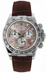 Rolex Cosmograph Daytona 18k White Gold Men's Watch 116519