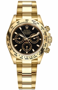 Rolex Cosmograph Daytona Black Dial Men's Watch 116508-0004