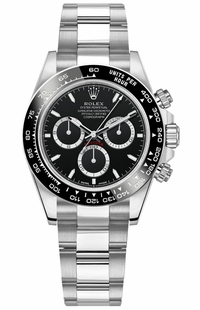 Rolex Cosmograph Daytona Black Dial Steel Men's Watch 126500LN-0002