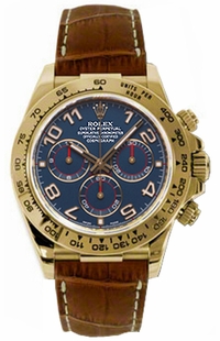 Rolex Cosmograph Daytona Blue Dial Men's Watch 116518
