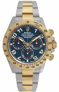 Rolex Cosmograph Daytona Blue Dial Men's Watch 116523-0045