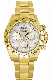 Rolex Cosmograph Daytona Mother of Pearl Dial Men's Watch 116528