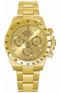 Rolex Cosmograph Daytona Solid Gold Men's Watch 116528-0045