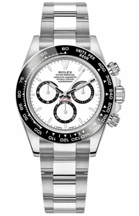 Rolex Cosmograph Daytona White Dial Steel Men's Watch 126500LN-0001
