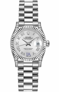 Rolex Datejust 26 Sapphire with Diamonds Women's Watch 179239