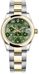 Rolex Datejust 31 Green Floral Diamond Dial Women's Watch 278243-0031 - image 0