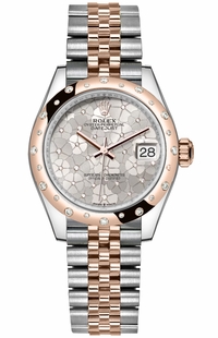 Rolex Datejust 31 18k Everose Gold & Steel Women's Watch 278341RBR-0032