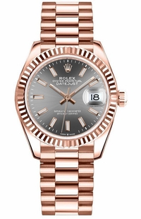 Rolex Datejust 31 18k Everose Gold Women's Watch 278275-0027