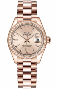 Rolex Datejust 31 18k Everose Gold Women's Watch 278285RBR-0018