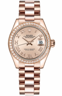 Rolex Datejust 31 18k Gold President Bracelet Women's Watch 278285RBR-0029