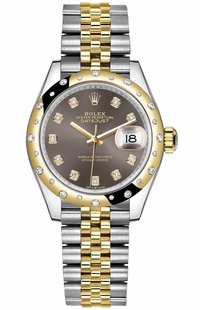 Rolex Datejust 31 18k Yellow Gold & Steel Women's Watch 278343RBR-0022