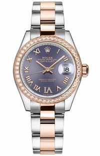 Rolex Datejust 31 Aubergine Dial Two Tone Women's Watch 278381RBR-0019