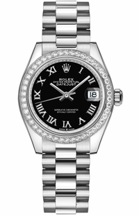 Rolex Datejust 31 Black Dial & Diamond Bezel 278289RBR-0011