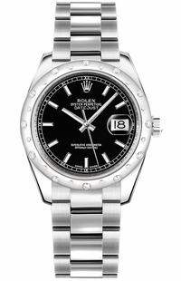 Rolex Datejust 31 Black Dial Oyster Bracelet Watch 178344-0057