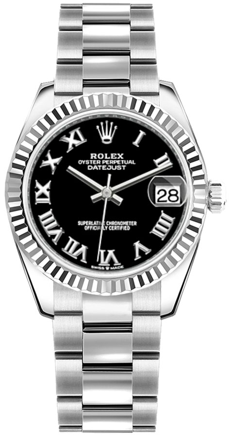 278274-0001 Datejust 31 Oystersteel and White Gold Womens