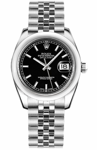 Rolex Datejust 31 Black Dial Watch 178240