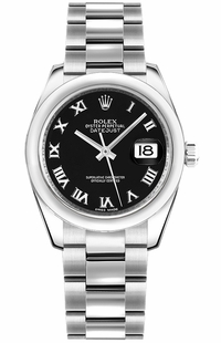Rolex Datejust 31 Black Dial Women's Watch 178240-0034