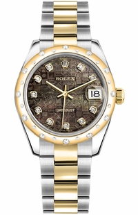 ◆YURT◆ Tomm_Choco [YB241_CC] Luxury Rolex Datejust 31 Diamond Watch | 178343